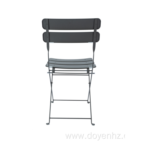 Outdoor Metal Folding Stretched Slat Chair(3Seat & 2Back)